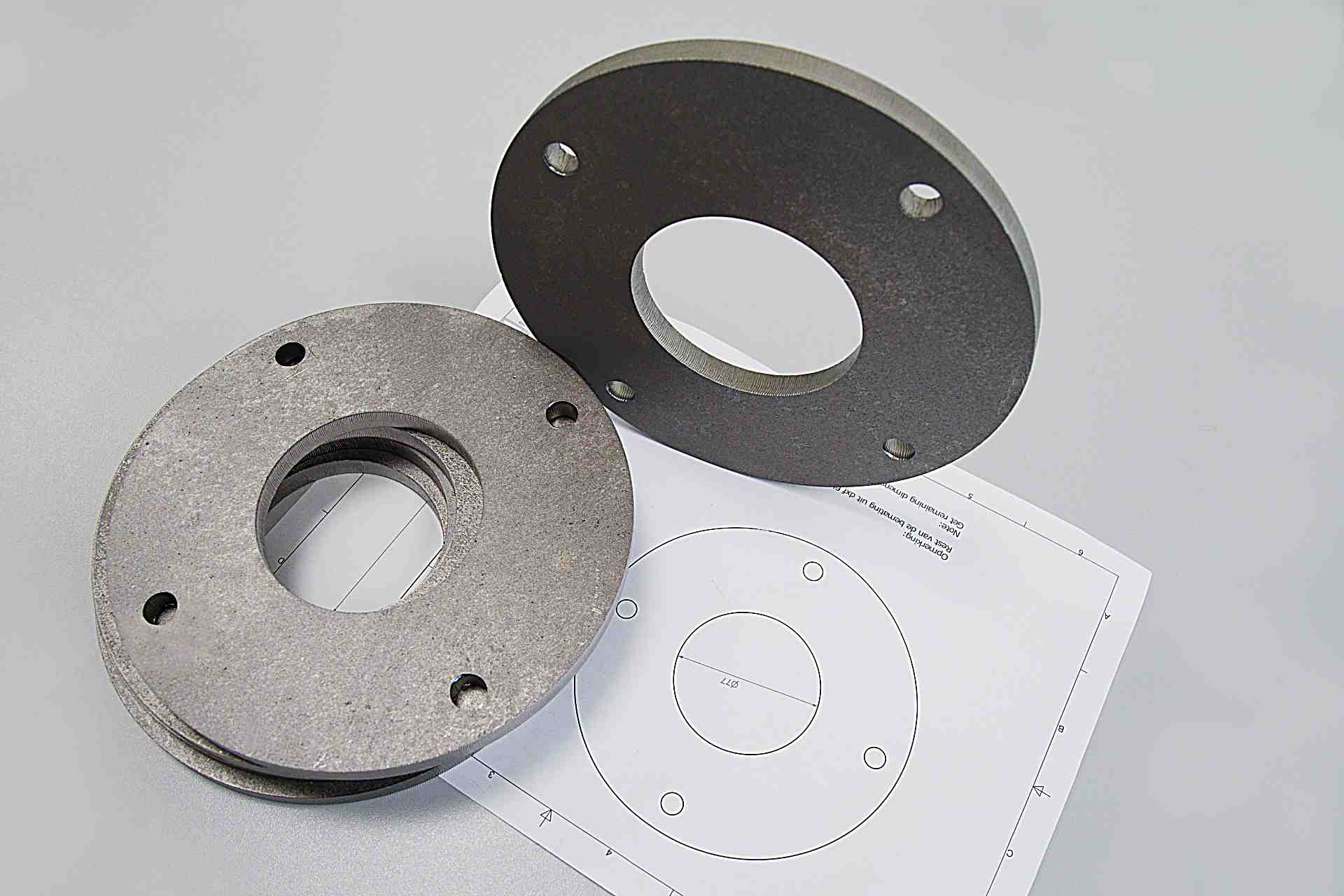 Turned parts - flanges