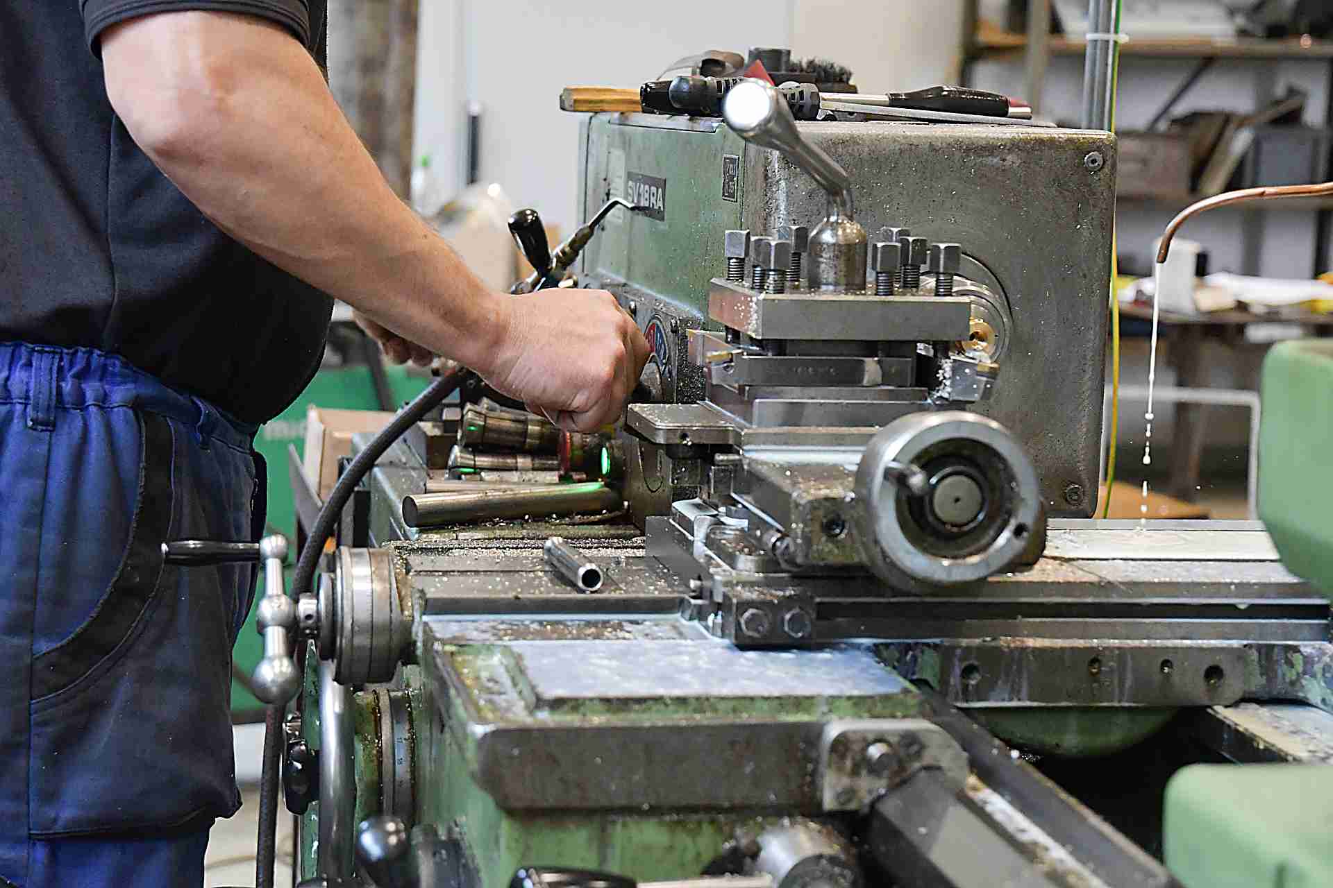 Turning on a conventional lathe